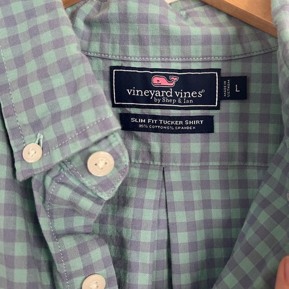 Men’s Vineyard Vines Slim Fit Tucker Shirt (Size L) - Picture 4 of 5